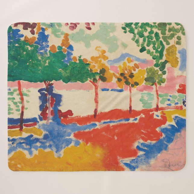Flussufer | Andre Derain | Sherpadecke (Vorderseite (Horizontal))