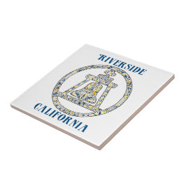 Flussufer, Kalifornien - ein Tribut Fliese