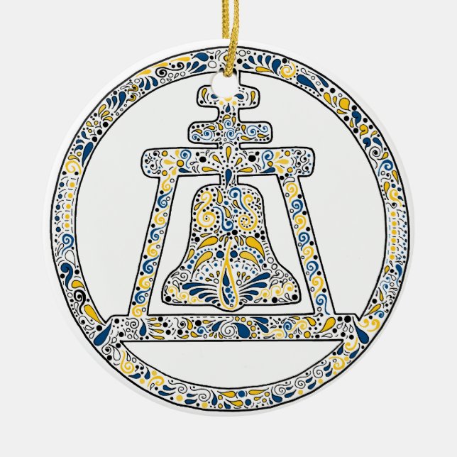 Flussufer, Kalifornien - ein Tribut Keramik Ornament (Vorne)