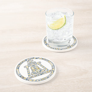 Flussufer, Kalifornien - ein Tribut Sandstein Untersetzer