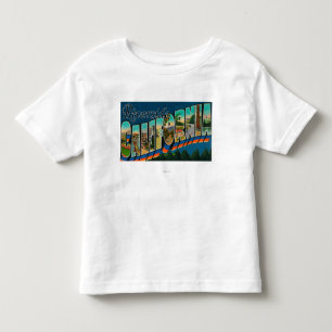 Flussufer, Kalifornien - große Buchstabe-Szenen Kleinkind T-shirt