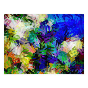 FLUSSWASSER FOTODRUCK