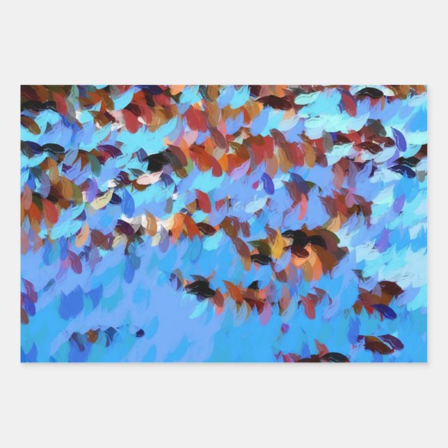 FLUSSWASSER GESCHENKPAPIER SET (Vorderseite)