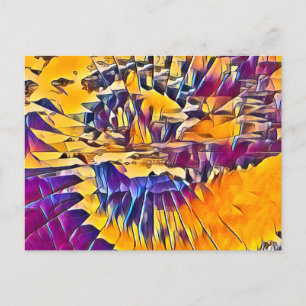 FLUSSWASSER POSTKARTE