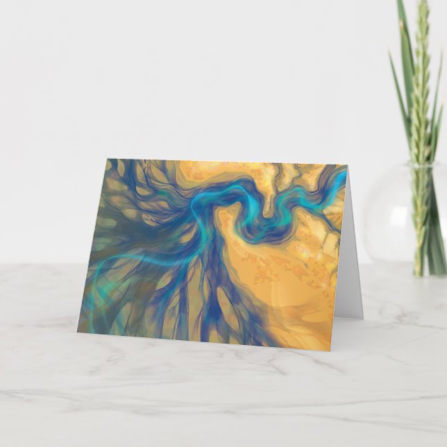 Flusswettkarte Karte (Vorderseite)