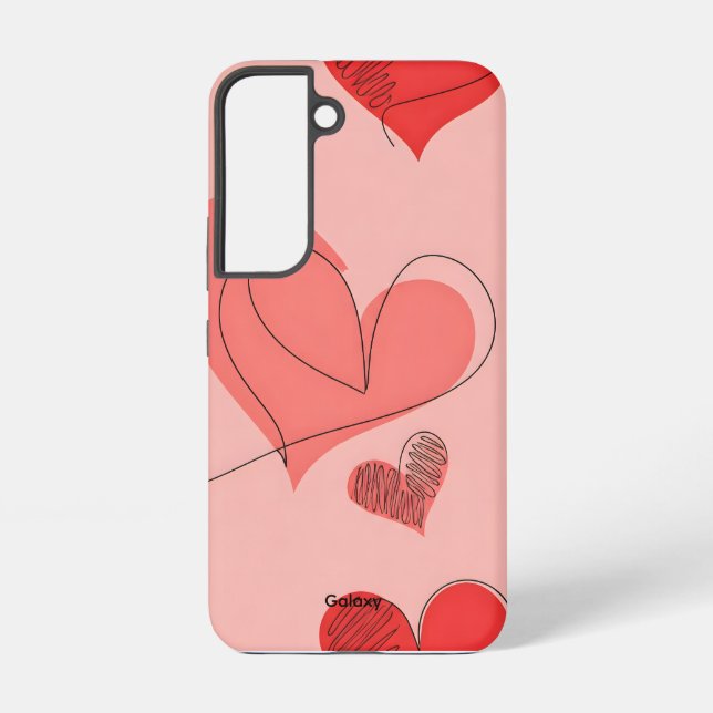 Flüster der Liebe Samsung Galaxy S22 Fall Hülle (Rückseite)