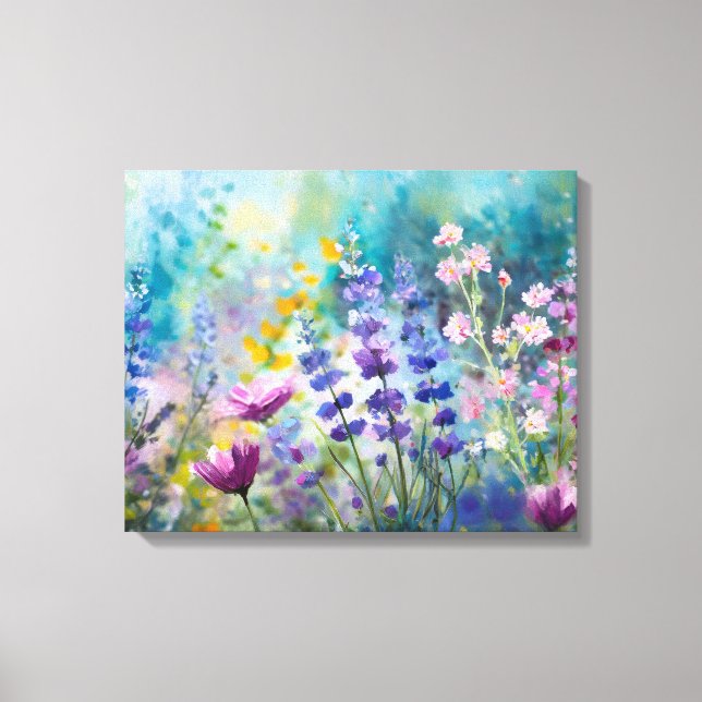 Flüster der Wildblume Symphony Canvas Print Leinwanddruck (Vorderseite)