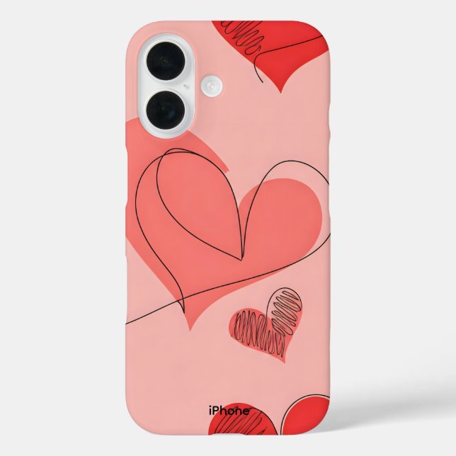 Flüster des iPhone-Liebe 16 Fall Case-Mate iPhone Hülle (Rückseite)