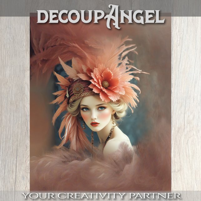 Flüster eines Bygone Era Decoupage Seidenpapier (Von Creator hochgeladen)