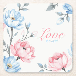 Flüstergarten Rechteckiger Pappuntersetzer