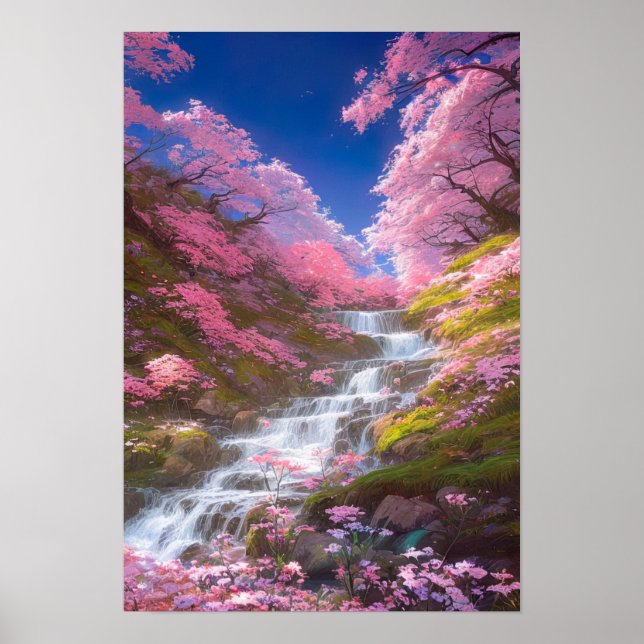 Flüsterkaskaden Poster (Vorne)