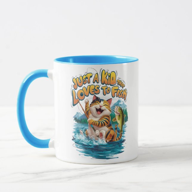 Flüsterkundung: Eine feline Fishermans Delight Tasse (Links)