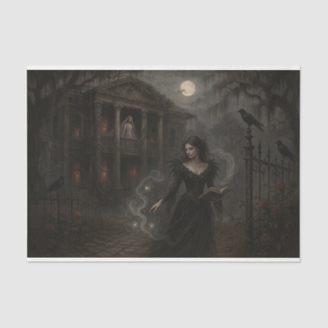 Flüstern am Tor Seidenpapier (Vorderseite)