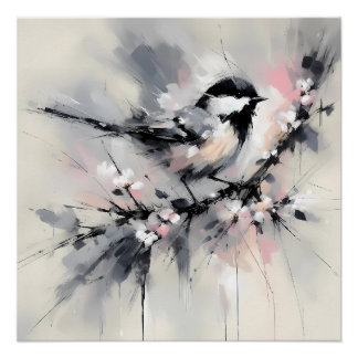 Flüstern auf der Zweigstelle Poster