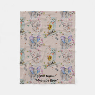 Flüstern aus Forrest Baby Fleece Blanket