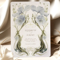 Flüstern Bluebells Jugendstil Hochzeit