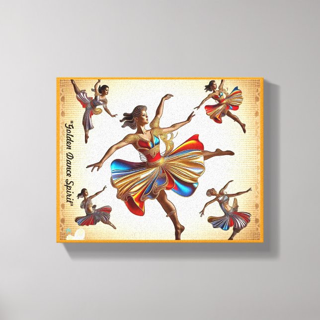 "Flüstern der Bewegung" Leinwanddruck (Vorderseite)