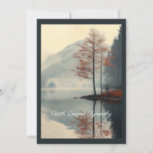 Flüstern der Herbstreflektion Einladung