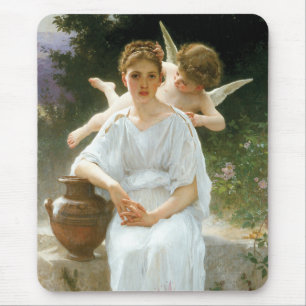 Flüstern der Liebe, Erste Reverie von Bouguereau Mousepad