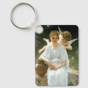 Flüstern der Liebe, Erste Reverie von Bouguereau Schlüsselanhänger