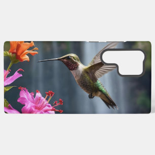 "Flüstern der Natur: Hummingbird, Wasserfall, Samsung Galaxy Hülle