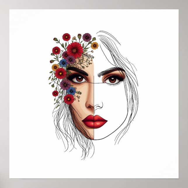 Flüstern der Natur - Weibliche Schönheit im Blut Poster (Vorne)