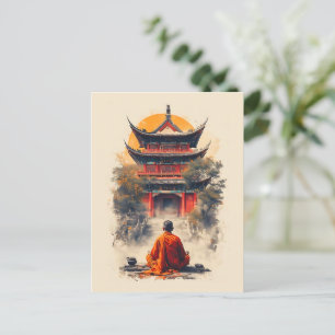Flüstern der Pagode Postkarte