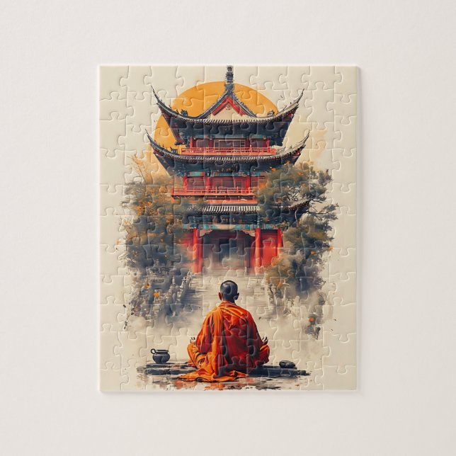 Flüstern der Pagode Puzzle (Vertikal)
