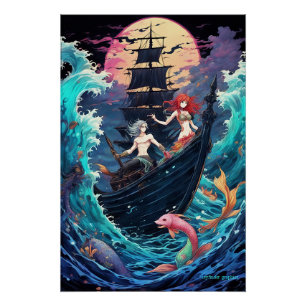 Flüstern der Tiefe: Odyssey-Poster unter Wasser Poster