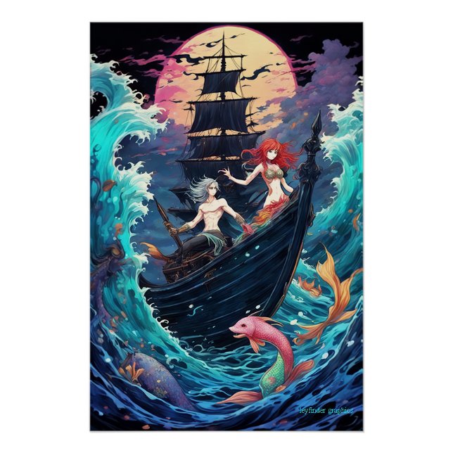 Flüstern der Tiefe: Odyssey-Poster unter Wasser Poster (Vorderseite)