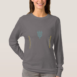 Flüstern der Toten   Neon-Mystik-Langarmshirt T-Shirt