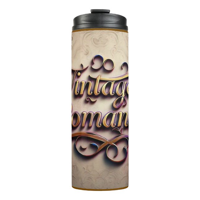 "Flüstern der Vergangenheit" Thermosbecher (Vorderseite)