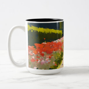 Flüstern der Wiese Zweifarbige Tasse