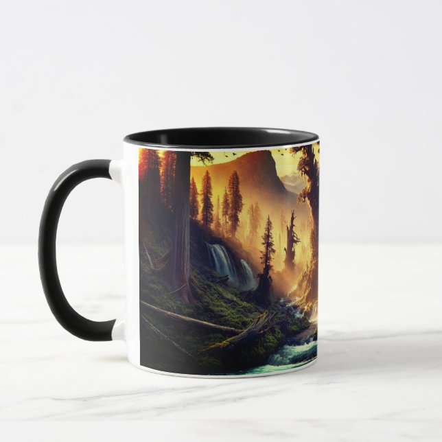"Flüstern der Wildnis" Tasse (Links)