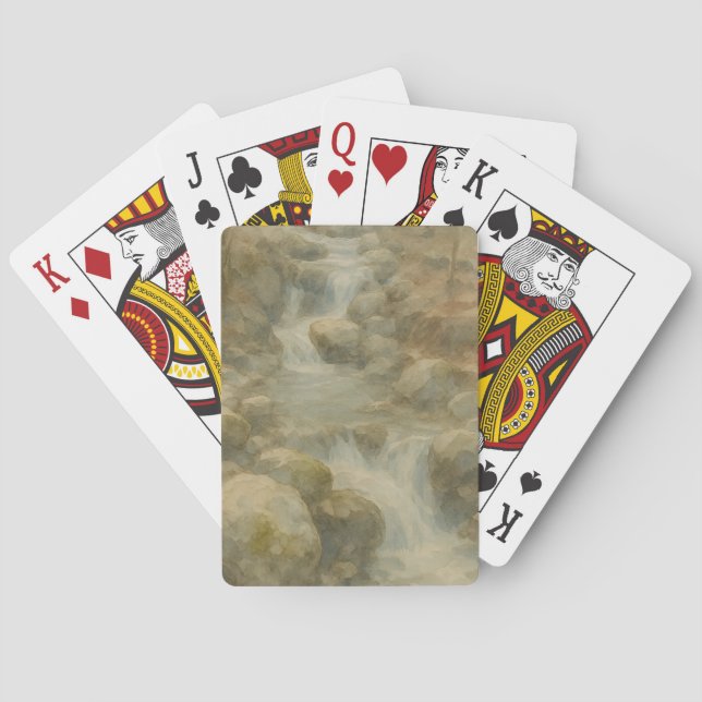 Flüstern des Bachs Spielkarten (Rückseite)