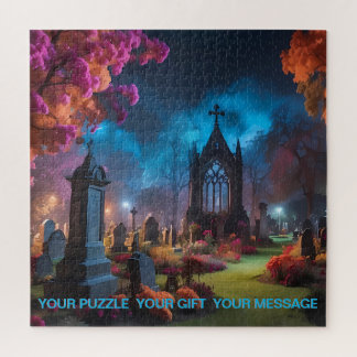 Flüstern des Friedhofs Monlit Puzzle