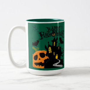 Flüstern des Friedhofsjägers grün Zweifarbige Tasse