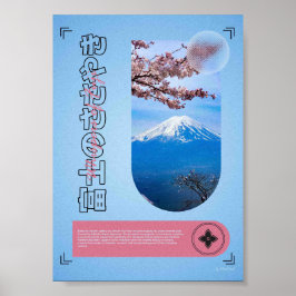 Flüstern des Fuji – Mount Fuji & Sakura Poster