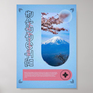 Flüstern des Fuji – Mount Fuji & Sakura Poster