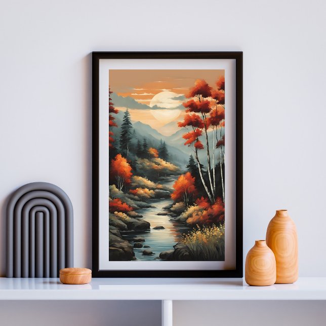 Flüstern des Herbststroms Poster (Von Creator hochgeladen)