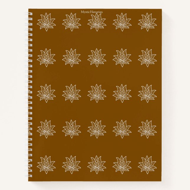 Flüstern des Lotus-Notizbuchs Notizbuch (Vorderseite)