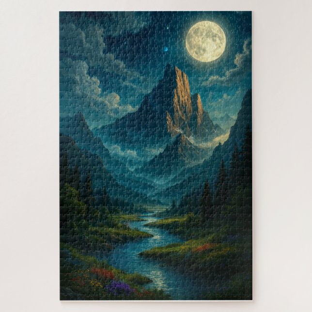 Flüstern des Mondlicht-Vale-Puzzles Puzzle (Vertikal)