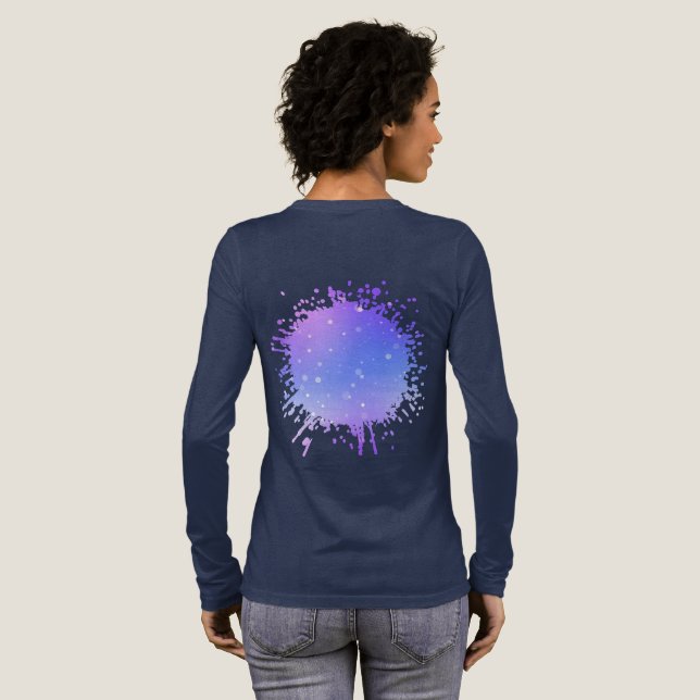 Flüstern des Neuen Tri-Blend Shirt (Voller Rückseite)