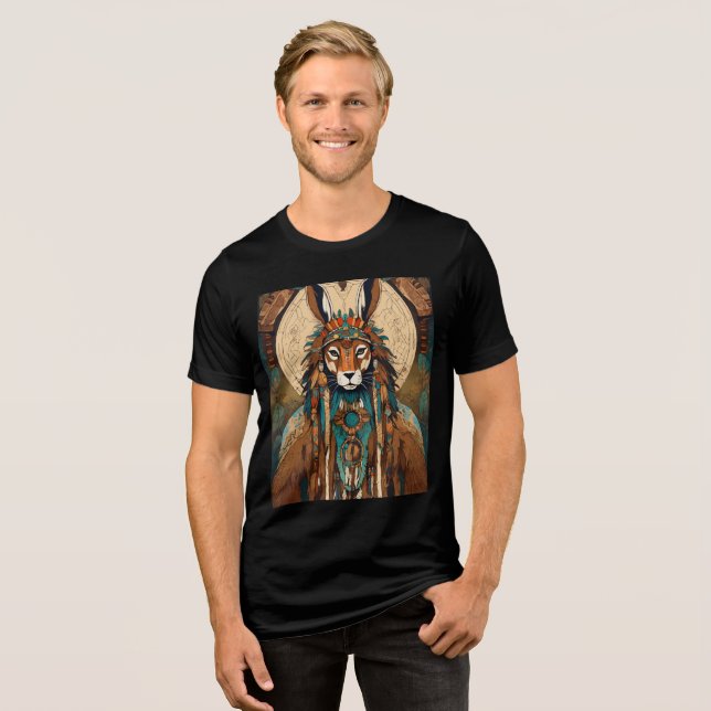 Flüstern des Shamanic Kanbit Design-T - Shirt (Vorderseite voll)