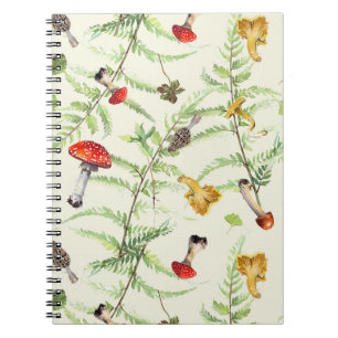 Flüstern des Waldes – Dunkle Natur Aquarell Notizblock