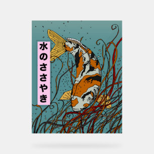 Flüstern des Wassers Acrylschild