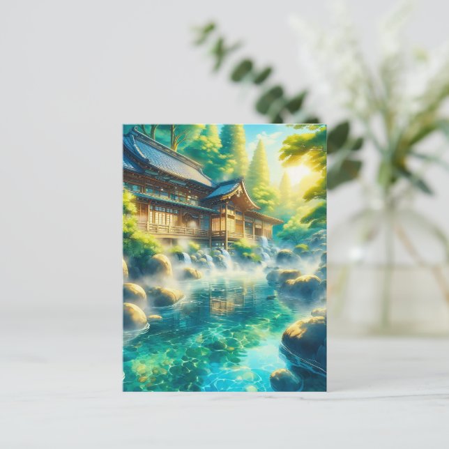 Flüstern des Zederbachs Postkarte (Stehend Vorderseite)