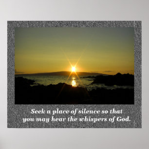 Flüstern Gottes Poster