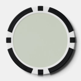 Flüstern Grün Einfarbig Pokerchips