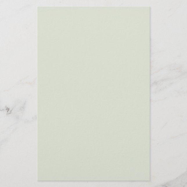 Flüstern Grün Solid Farbe Briefpapier (Vorderseite)
